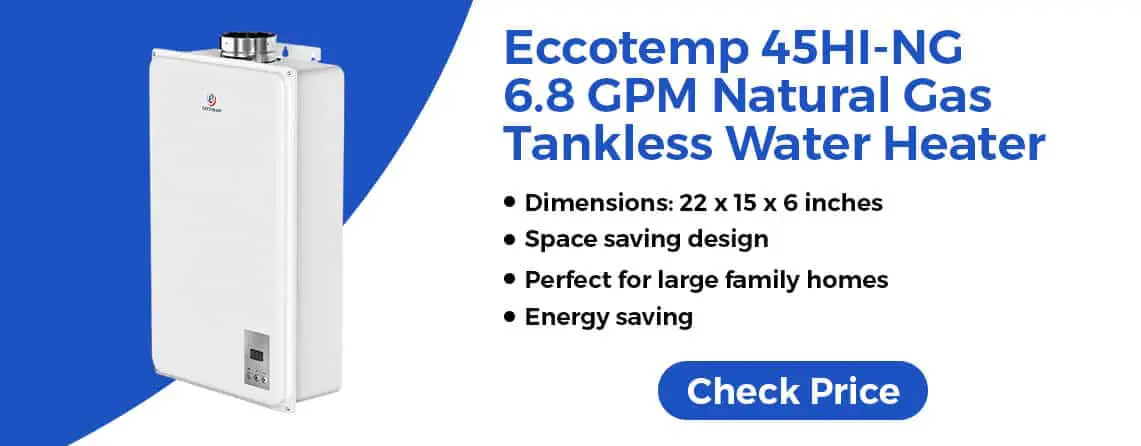 Eccotemp 45HI-NG Tankless water heater