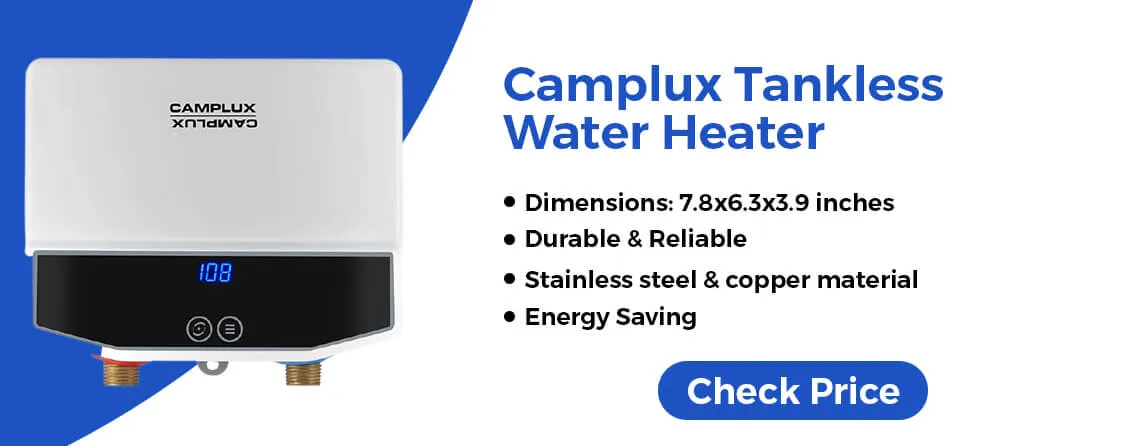 Camplux 120v Tankless Water Heater