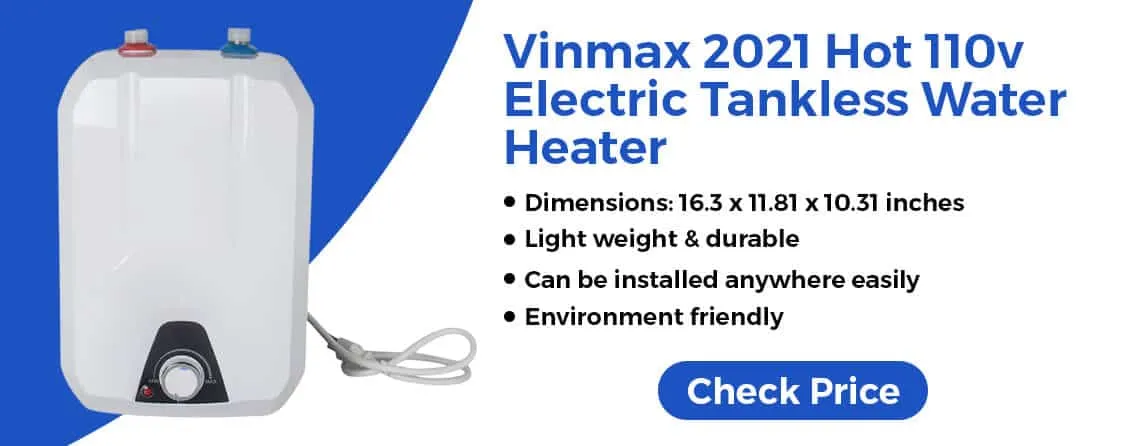 Vinman 2021 Electric 110v Tankless water heater