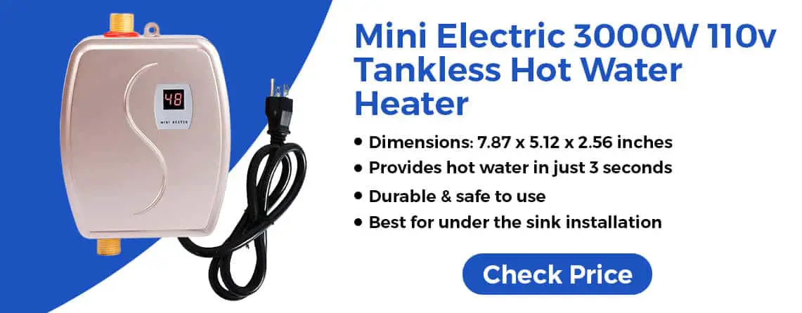 NOPTEG Mini Electric Tankless Water Heater