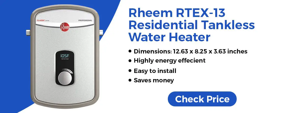 Rheem RTEX-13 240V Heating Chamber Residential Tankless Water Heater