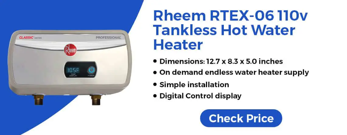 Rheem Tankless Electric RTEX-06 Water Heater