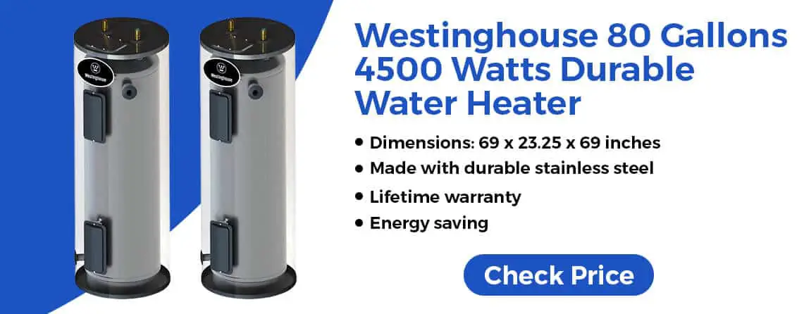 Westinghouse water heater