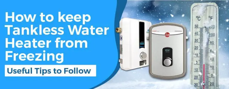 How to keep water heater from freezing