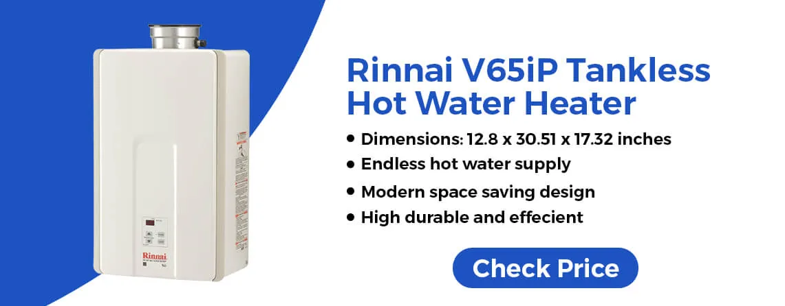 Rinnai V65iP propane tankless water heater