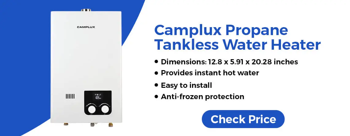 Camplux tankless water heater