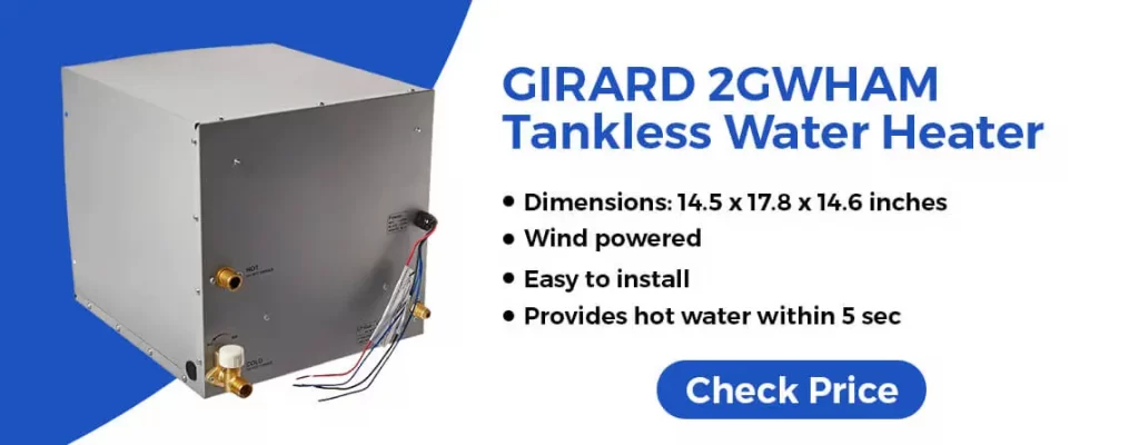 Girard RV tankless water heaters