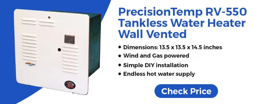 PrecisionTemp RV-550 Tankless Water Heater
