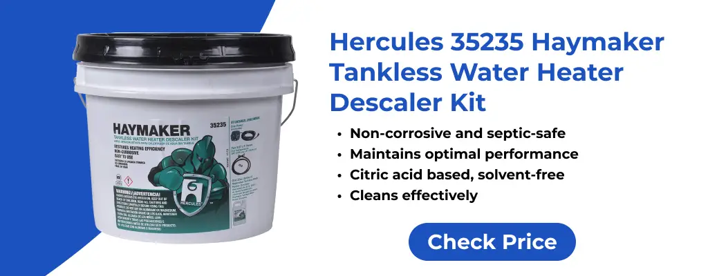 best tankless water heater flush kit