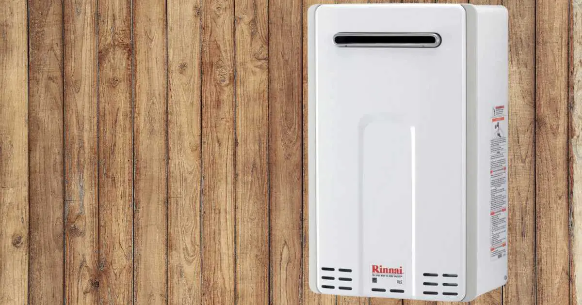how to flush a rinnai tankless water heater